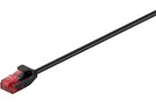 Kabel sieciowy - Pro CAT 6 slim patch cable U/UTP black - 4040849937507