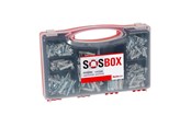 Gwozdzie i sruby - Fischer SOS-Box plug S + FU + screws - 533629