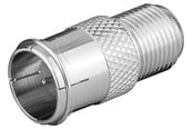 Kabel audio - Pro F-adapter: F male (Quick) > F female - 4040849113703