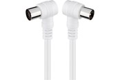 Kabel antenowy, złącze - Pro Angled antenna cable (<70 dB) 2x shielded - 4040849115219