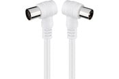 Kabel antenowy, zlacze - Pro Angled antenna cable (<70 dB) 2x shielded - 4040849115240