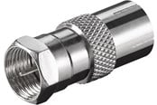 Kabel audio - Pro F-adapter: F male > Coaxial female - 4040849116247