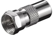 Kabel audio - Pro F-adapter: F male > Coaxial male - 4040849116254