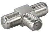 Kabel antenowy, zlacze - Pro F-adapter T-Type: F female > 2 F female - 4040849118487