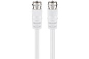 Kabel antenowy, zlacze - Pro SAT antenna cable (<70 dB) 2x shielded 2.5m - 4040849270345
