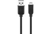 Kabel USB - Pro USB-A <-> USB Micro-B - 0.6m - Czarny - 4040849939228