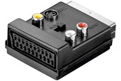 Kabel wyswietlacza - Pro SCART to composite video and S-Video adapter IN/OUT with SCART passthrough - 4040849503122