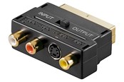 Kabel wyswietlacza - Pro SCART to composite audio/video and S-Video adapter IN/OUT - 4040849504990