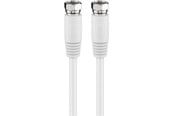 Kabel antenowy, zlacze - Pro SAT antenna cable (80 dB) 2x shielded 5m - 4040849507397