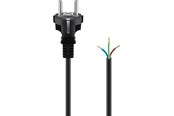 Kabel zasilajacy (zewnetrzny) - Pro Safety plug cord for assembly 1.5 m black - 4040849513275