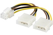 Kabel zasilający (wewnętrzny) - Pro Power cable/adapter for PC graphics card 6-pin PCI-E/PCI Express - 4040849513602