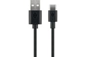 Kabel USB - Pro USB-A <-> USB-C - 2m - USB 2.0 - Czarny - PUSB2.0-AC-BLK-2M