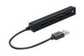 USB hub - Speed-Link SPEEDLINK SNAPPY SLIM USB hub - 4 - Czarny - SL-140000-BK