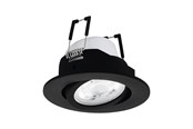 Inteligentny dom - EGLO SALICETO-Z spot wpuszczany Ø88 mm, RGB+TW 5W, czarny - 99669