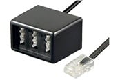Kabel sieciowy - Pro TAE adapter - Czarny - 0.2m - 4040849680243
