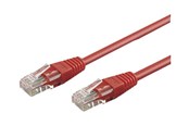 Kabel sieciowy - Pro CAT 5e U-UTP Patch Cord - 0.5m - Czerwony - 0.5m - 68339