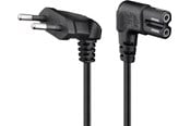 Kabel zasilajacy (zewnetrzny) - Pro Power cable C7 - 2 m - Czarny - 90° - 4040849730191