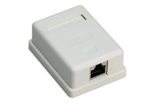 Akcesoria sieciowe - Pro 1-port RJ45 surface mount installation box CAT 6 STP white - 4040849776342