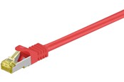 Kabel sieciowy - Pro LAN CAT 6A S/FTP - Czerwony - 1m - 4040849915987