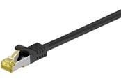 Kabel sieciowy - Pro LAN CAT 6A S/FTP - Czarny - 1m - 4040849915994