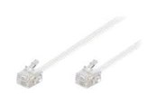 Kabel sieciowy - Pro Modular telephone cable - Biały - 10m - 4040849930638