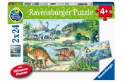 Puzzle - Ravensburger Dinosaurs Of Land And Sea 2x24p - 10105128