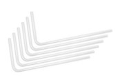DIY Chłodzenie wodne - EK Water Blocks EK-Loop Hard Tube 16mm 0.8m Pre-Bent 90° - Acrylic (6pcs) - 3831109826065