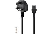 Akcesoria (mocowania, gniazda itp.) - Pro UK - power supply cord 1.8 m black - 4040849939594