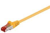 Kabel sieciowy - Pro LAN CAT 6 S/FTP - Żółty - 1m - 4040849954733