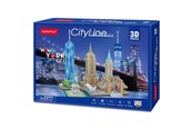 Puzzle - Cubic Fun City Line New York City 3D 123 pcs Puzzle 3D - 200255
