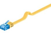 Kabel sieciowy - Pro CAT 6A U/UTP flat - Żółty - 3m - 4040849963292