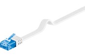 Kabel sieciowy - Pro LAN CAT 6A U/UTP flat - Biały - 15m - 4040849963803