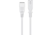 Kabel zasilający (wewnętrzny) - Pro Extension cord C7/C8 2 m white - 4040849972003