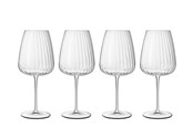 Zastawa stolowa - Luigi Bormioli Red wine glass bordeaux Optica 70 cl 4 pcs. - 24701