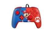 Akcesoria dla graczy - PDP Gamepad SWITCH Delux FACEOFF MARIO + Audio - Wired Controller - 500-134-EU-C1MR