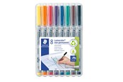 Przybory do pisania i rysowania - Staedtler Universal pen Lumocolor non-p S 8pc - 311 WP8