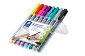 Przybory do pisania i rysowania - Staedtler Universal pen Lumocolor perm M 8pcs - 317 WP8
