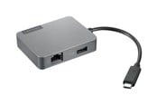 USB hub - Lenovo USB-C Travel Gen2 - hub USB hub - Szary - GX91A34575