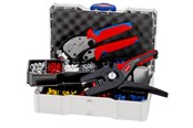 Narzedzia - KNIPEX Zestawy do zagniatania, do tulejek kablowych z kołnierzem z tworzywa sztucznego - 97 90 14