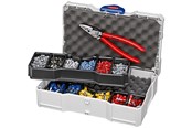 Narzedzia - KNIPEX Zestawy do zagniatania, do tulejek kablowych z kołnierzem z tworzywa sztucznego - 97 90 06