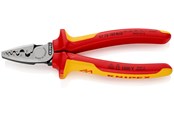 Narzedzia reczne  - KNIPEX Szczypce do zagniatania tulejek kablowych, z zaciskiem trzpieniowym - 97 78 180