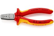 Narzedzia reczne - KNIPEX Szczypce do zagniatania tulejek kablowych, z trapezowym profilem zgniotu - 97 68 145 A