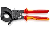 Narzedzia do pracy z napedem elektrycznym - KNIPEX Nożyce do kabli, (z mechanizmem zapadkowym) - 95 36 250