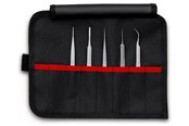 Narzedzia - KNIPEX Zestaw pincet do prac precyzyjnych, 5-częściowy - 92 00 02