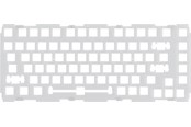 Klawiatura - Glorious GMMK PRO 75 % Switch Plate - ANSI - Polycarbonate - Akcesoria do modernizacji - Srebrny - GLO-ACC-P75-SP-PC