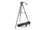 Statyw - Manfrotto 502 Fluid video head&MVT502AM alu twin leg tripod - MVK502AM-1
