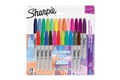Przybory do pisania i rysowania - Sharpie Permanent Markers | Fine Point | Electro Pop & Assorted Original Colours | 24 Count - 1940862