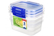 Akcesoria kuchenne - Sistema Rectangle Klip It Plus 3 Pack 1L - 881613