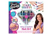 Zestawy do zabawy - Shimmer n Sparkle  METALLIC RAINBOW NAIL ART - 65540