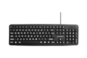 Klawiatura - Gembird KB-US-103 - keyboard - QWERTY - US - black - Klawiatury - Angielski (US) - Czarny - KB-US-103